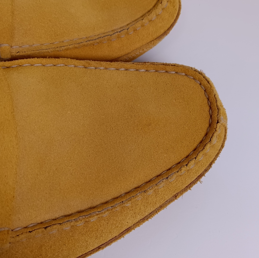Harry's of London Yellow Suede Driving Moccasin/Penny Loafer - Picture 5 of 15